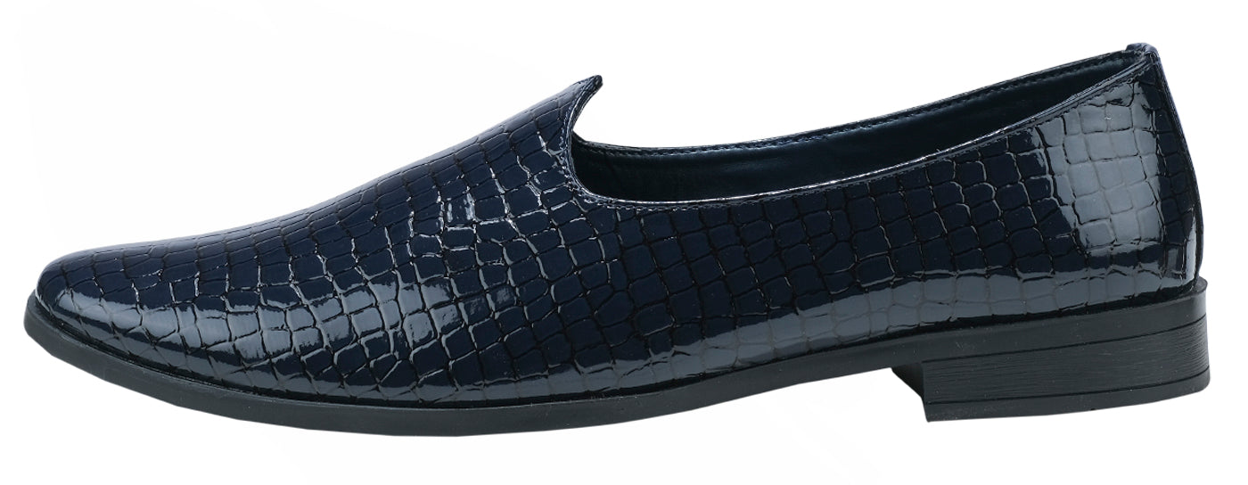 Men's Stylish Premium Traditional Blue Nagra/Shoes/jutti