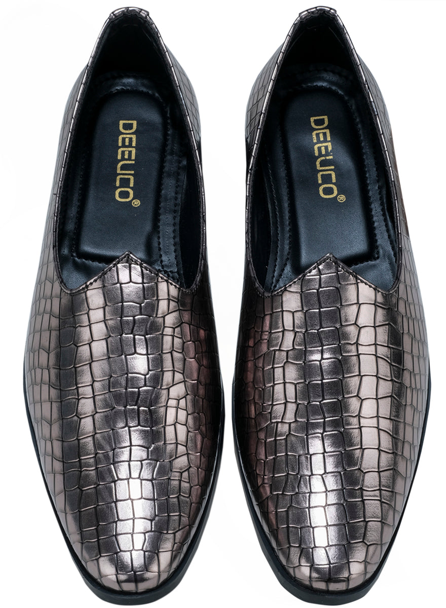 Men's Stylish Premium Traditional Metallic Nagra/Shoes/jutti