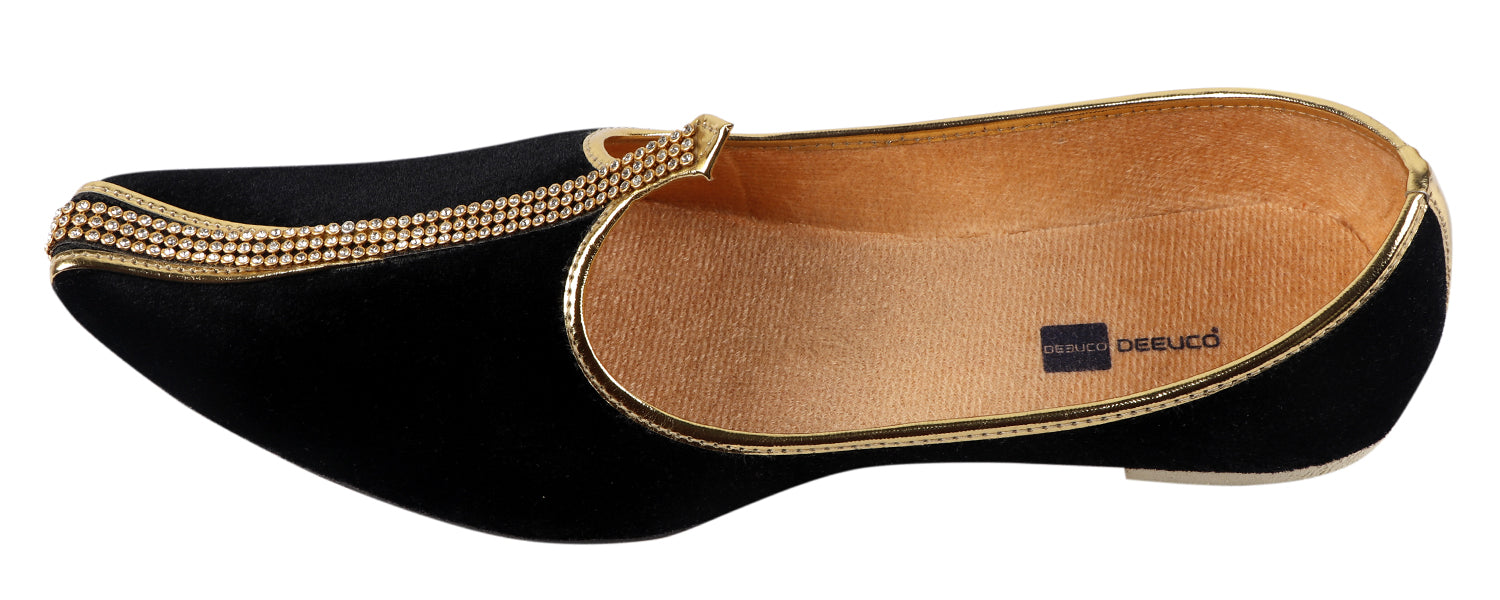DEEUCO Velvet Jutti,Mojari for Men