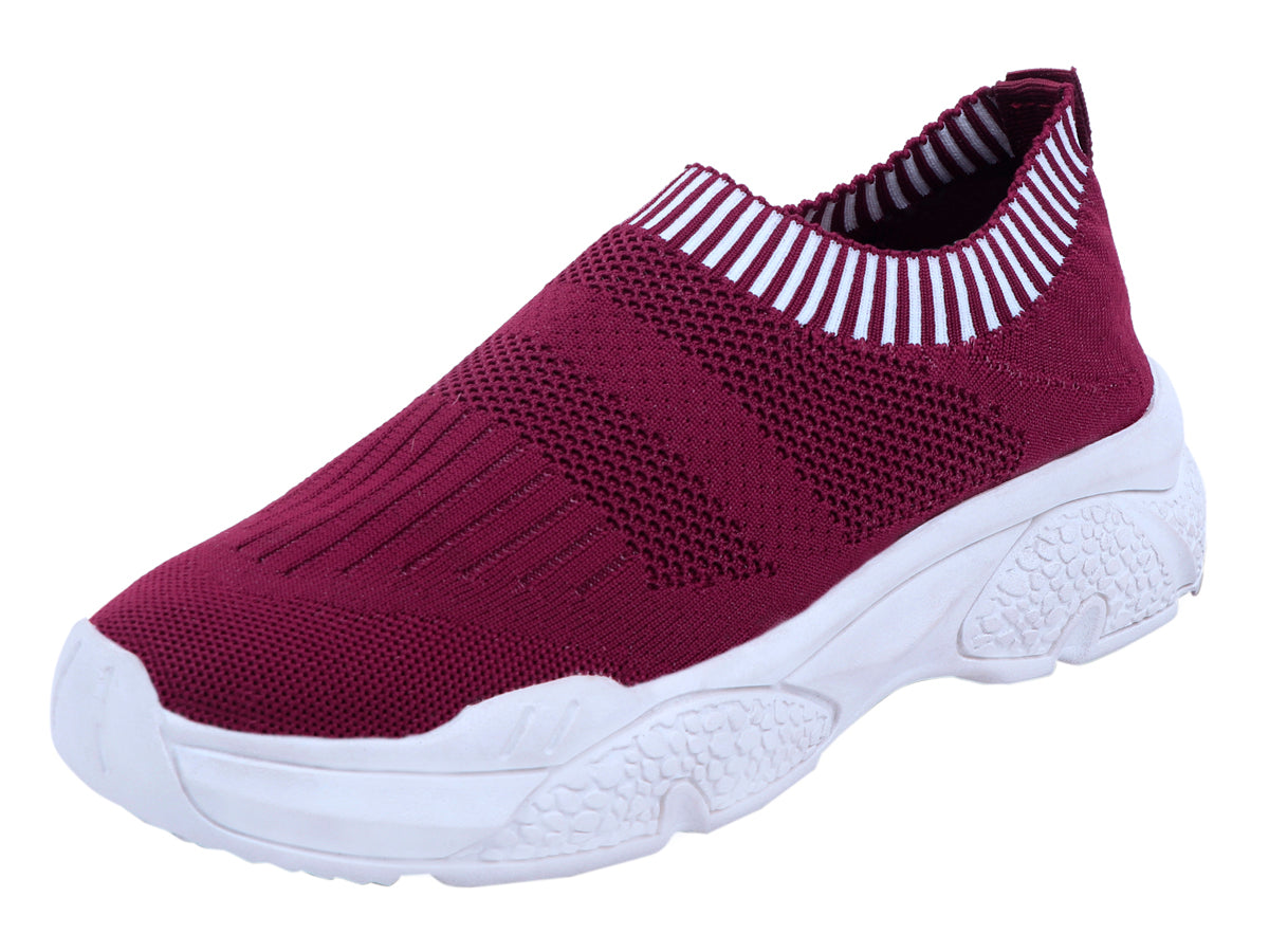 Deeuco Women/Girls Maroon Premium Running Shoes