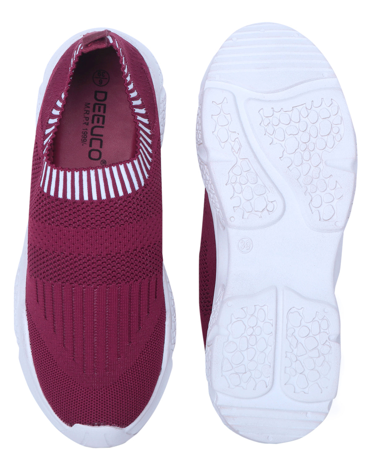 Deeuco Women/Girls Maroon Premium Running Shoes