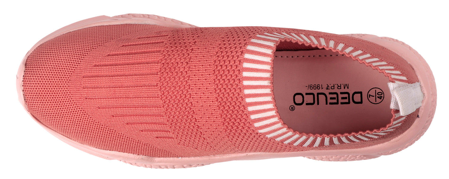 Deeuco Women/Girls  Pink Premium Running Shoes
