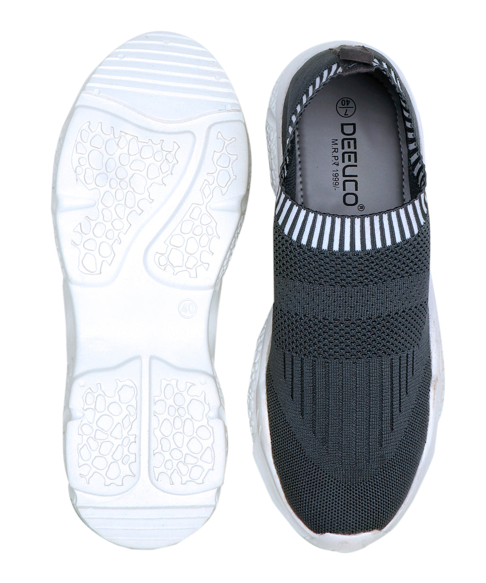 Deeuco Women/Girls Gray Premium Running Shoes