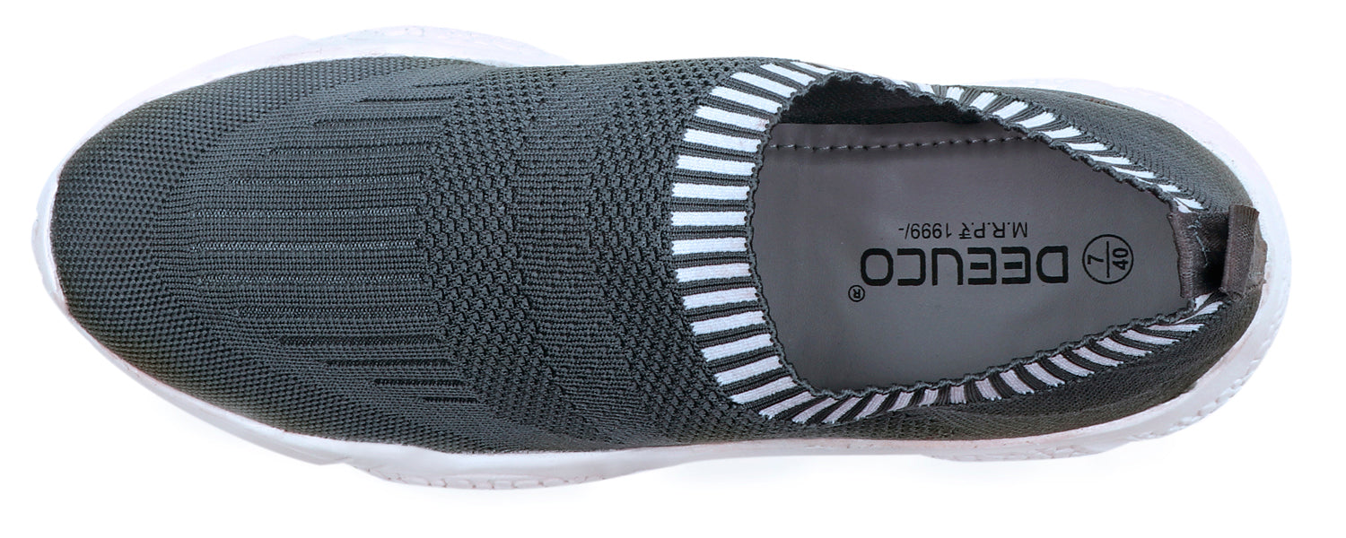 Deeuco Women/Girls Gray Premium Running Shoes