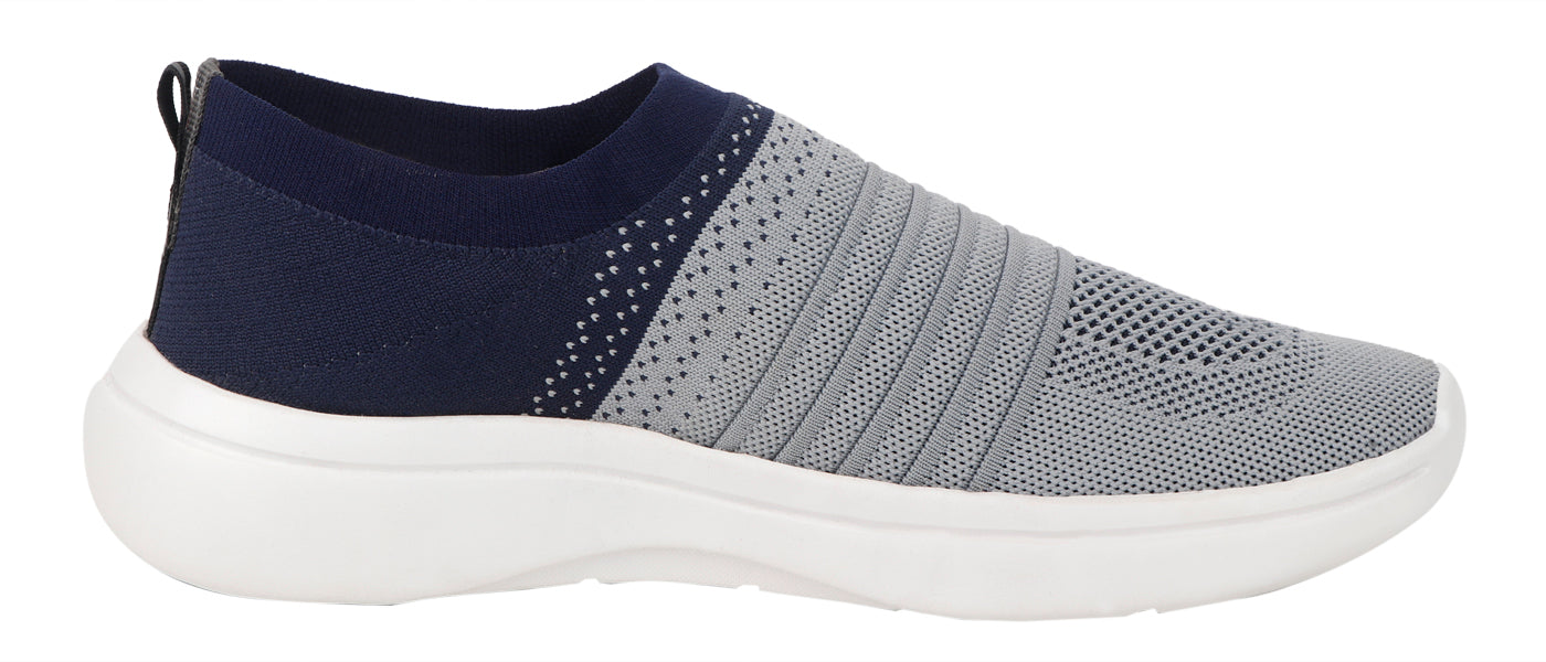 DEEUCO Men's Navy blue and Gray Casual ,Running ,Walking Shoes