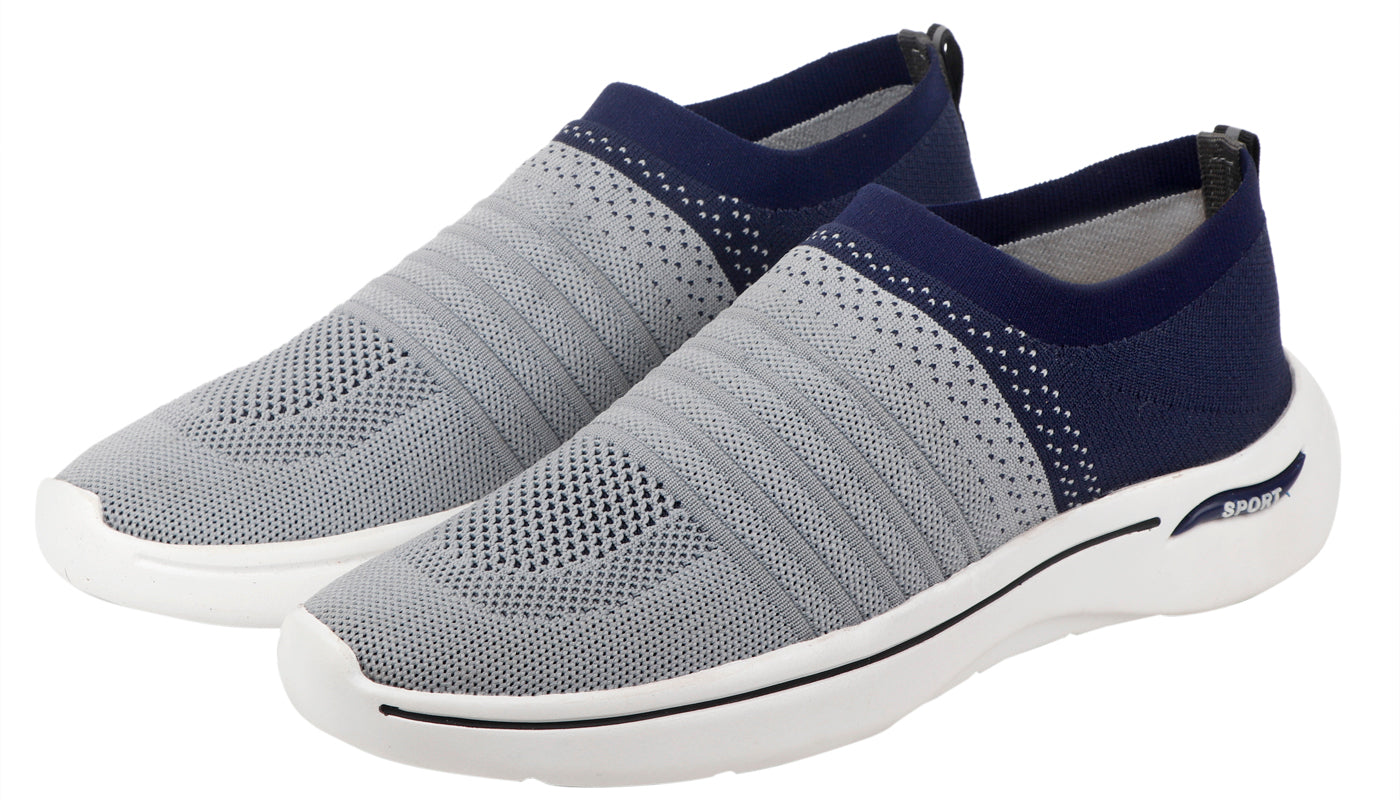 DEEUCO Men's Navy blue and Gray Casual ,Running ,Walking Shoes