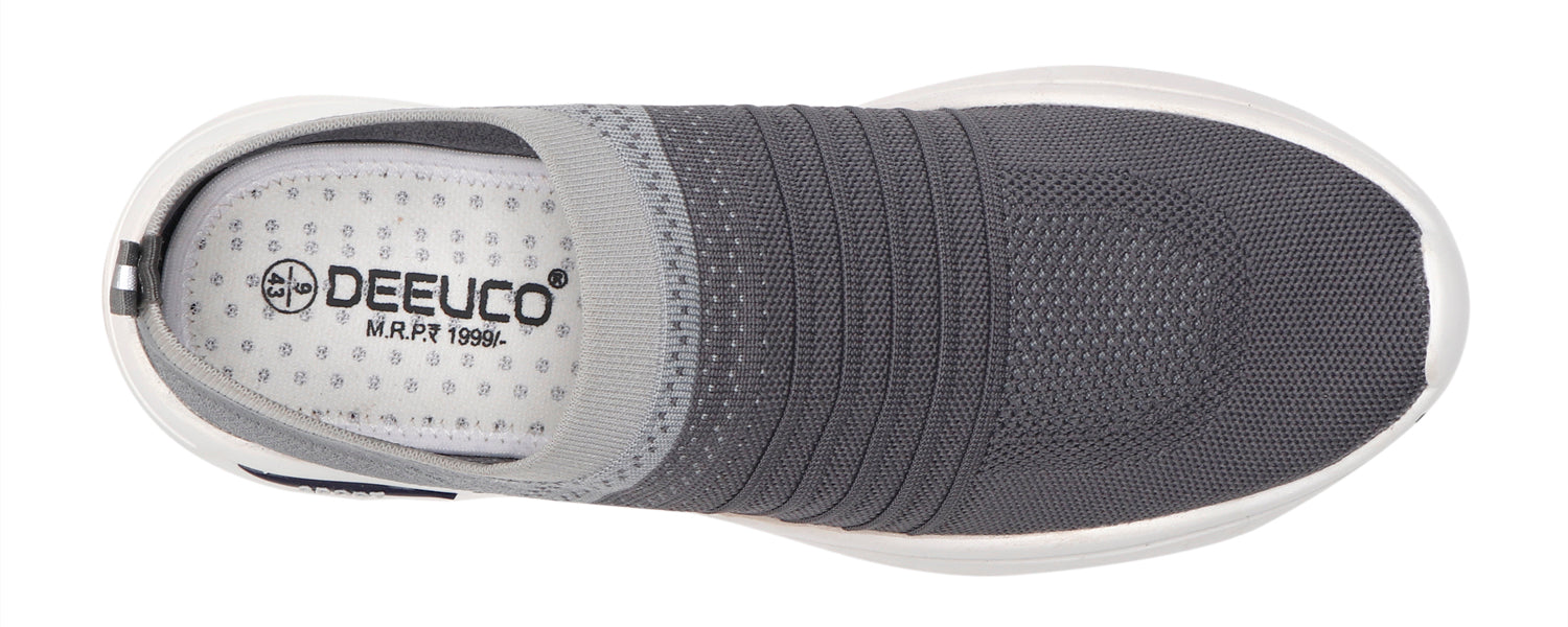 DEEUCO Men's Gray Casual ,Running ,Walking Shoes