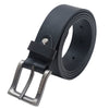 All Occasion Men’s Genuine Black Leather Belt, Casual, Adjustable, Regular Fit for Jeans & Office.