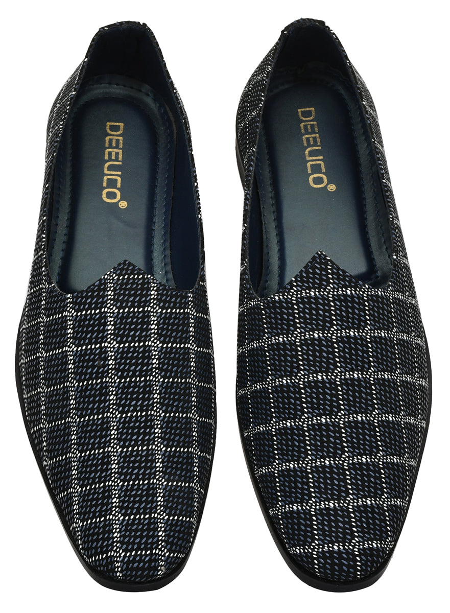 Men's Stylish Premium Traditional Classic Blue Nagra Shoes